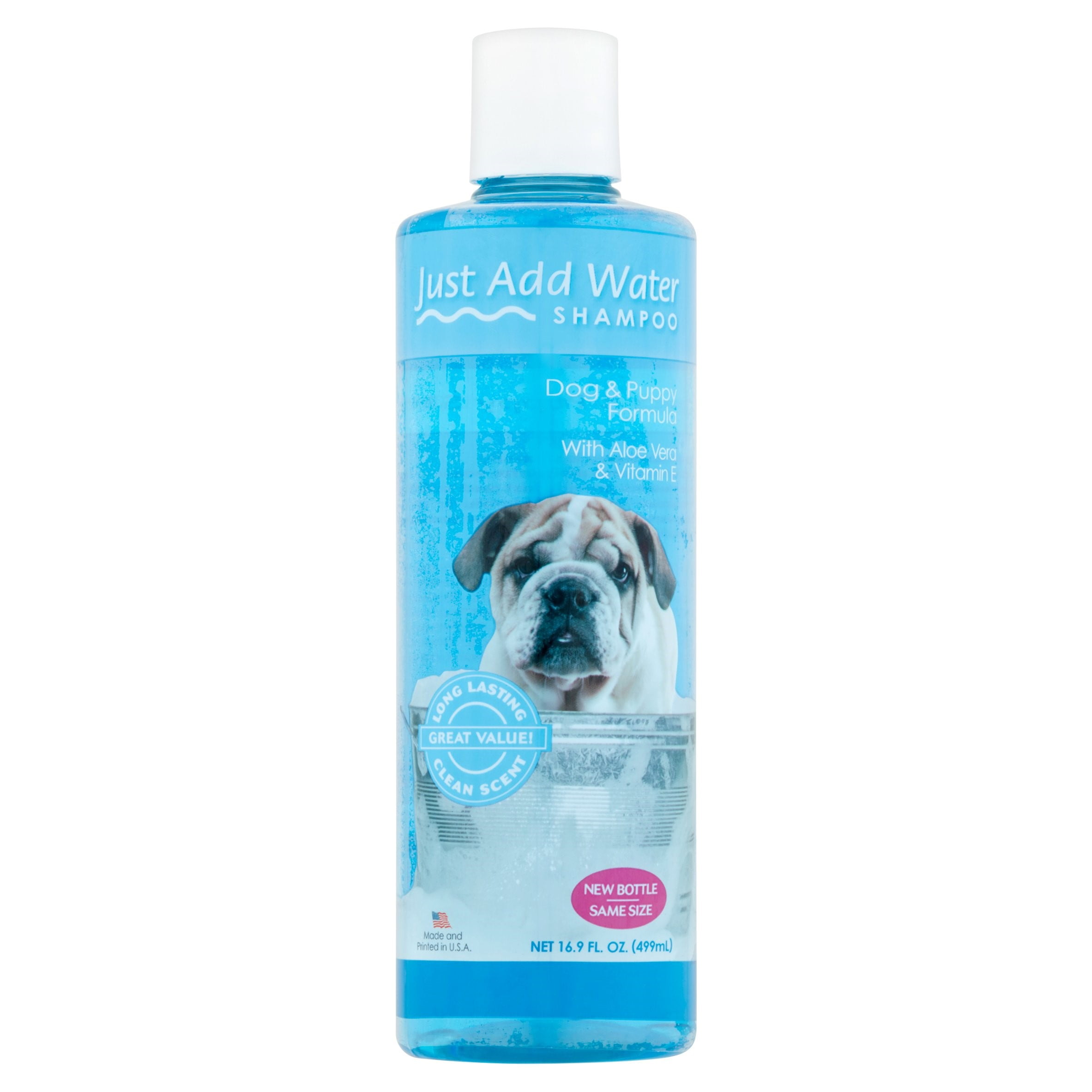 Just Add Water Shampoo 16.9 Ounces, For Dogs And Puppies, Clean Scent