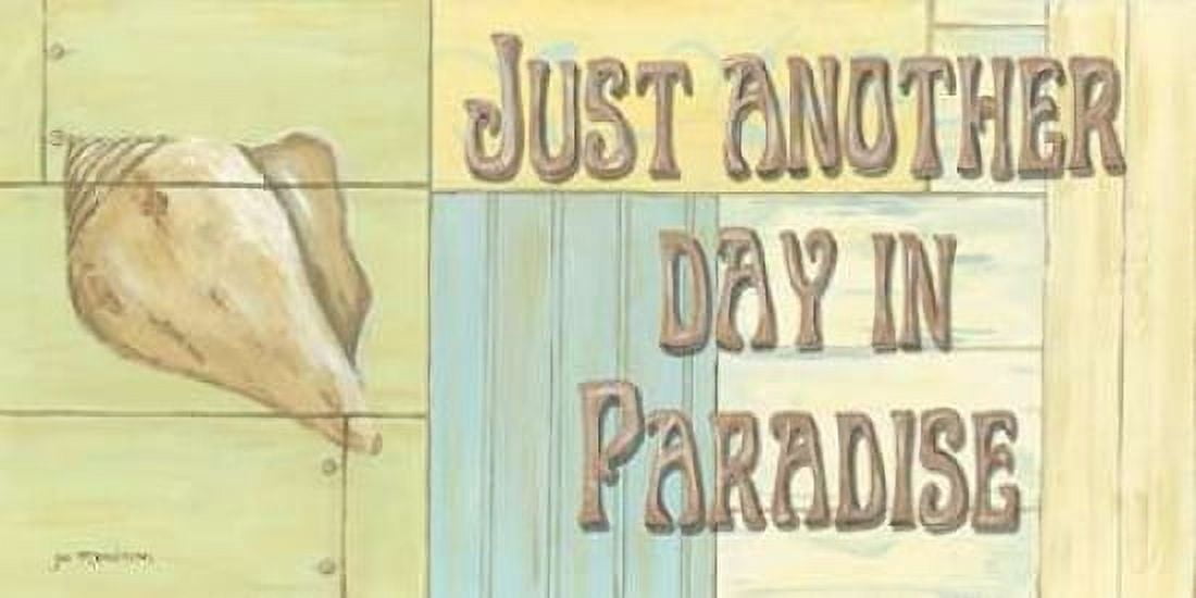 Just Another Day in Paradise Canvas Art - Jo Moulton (24 x 48)
