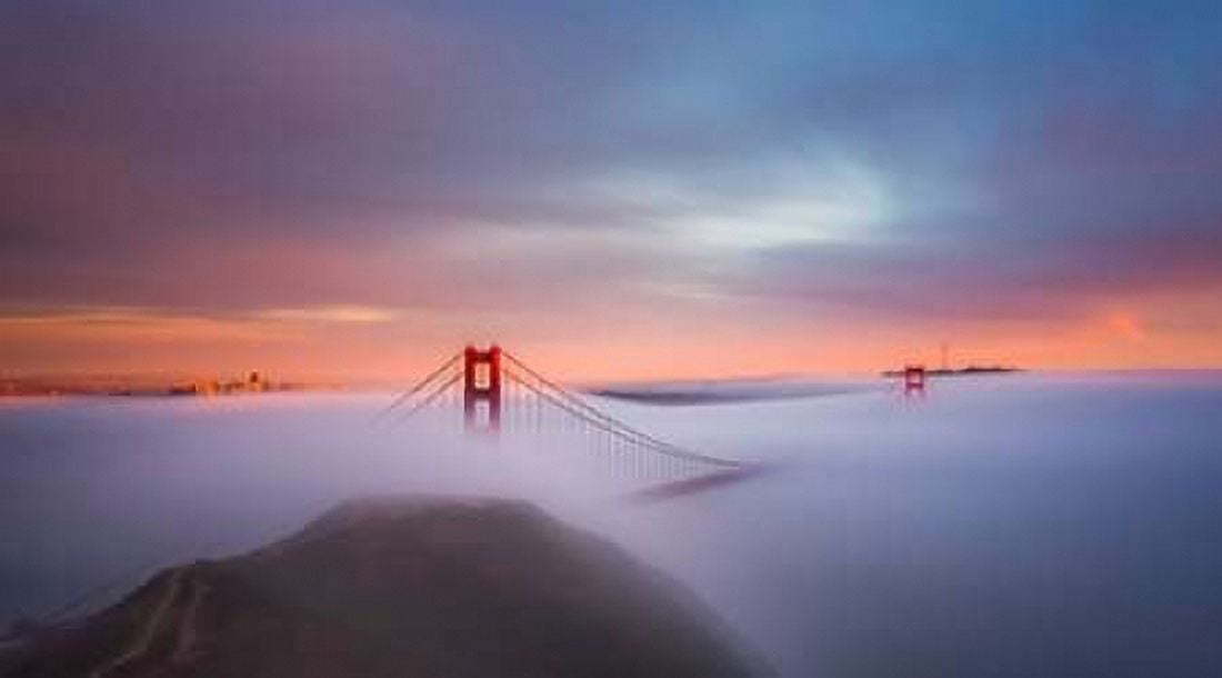 Just Another Day in the Bay Canvas Art - Toby Harriman Visuals (24 x 36)