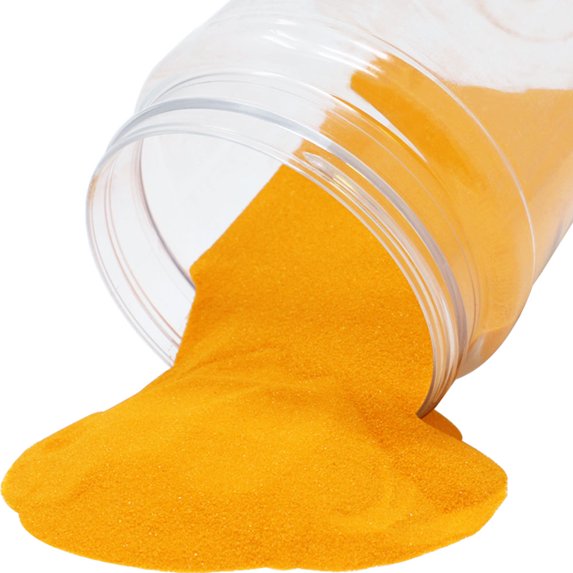 Just Artifacts Craft and Decorative Colored Wedding Unity Sand (3lbs, Orangesicle)