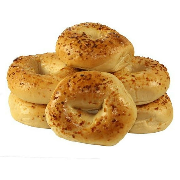 Just Bagels Onion Bagel, Frozen Wheat, 4 Ounce, 48 Pack