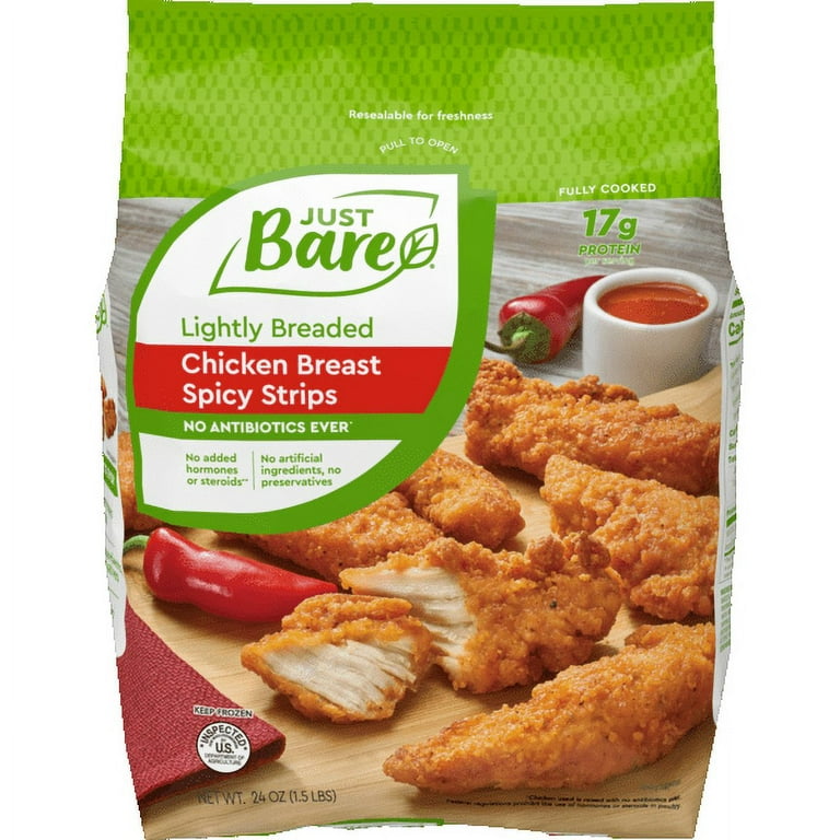 Just Bare Chicken Breast Pieces: Calories, Nutrition Analysis & More