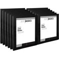thumbnail image 1 of Just Basics Round-Ring View Binder, 1/2" Rings, 61% Recycled, Black, Pack Of 12 Binders, 1 of 4