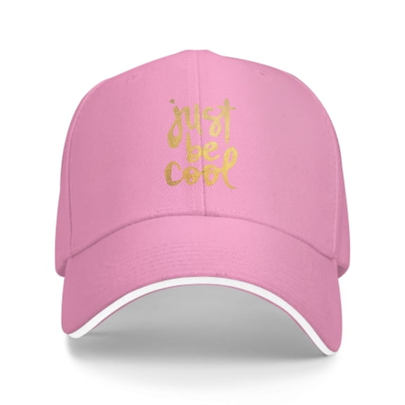 Just Be Cool Baseball Caps for Men Women Fashion Summer Casquette Adjustable Casual Trucker Hats for Outdoor Activities