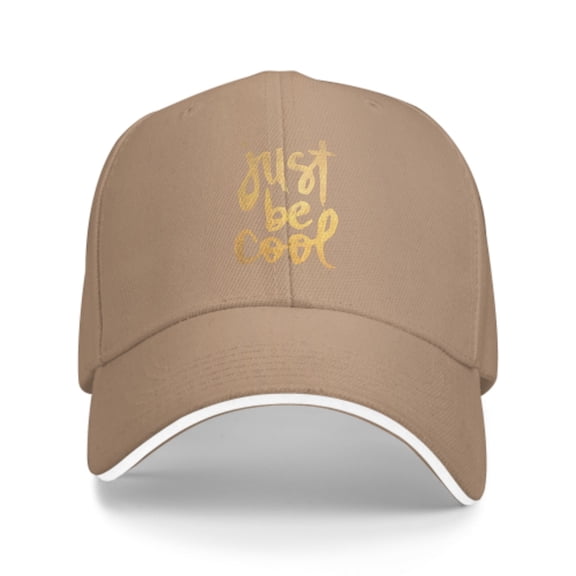 Just Be Cool Baseball Caps for Men Women Fashion Summer Casquette Adjustable Casual Trucker Hats for Outdoor Activities
