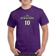 thumbnail image 1 of Just Be Royal Stronger T-Shirt Men -Image by Shutterstock, Male XX-Large, 1 of 4
