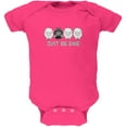 thumbnail image 1 of Just Be You Ewe Black Sheep Soft Baby One Piece Hot Pink 12-18 M, 1 of 1