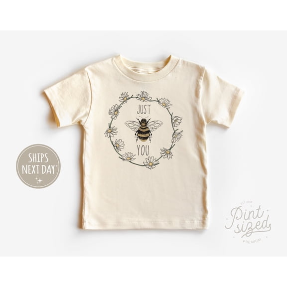 Just Be You Toddler Shirt, Boho Bumblebee Kids Tee, Cute Honey Bee Shirt TODDLER SHORT SLEEVE TEE BELLA CANVAS 3001T