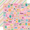 thumbnail image 1 of Just Beach Double-Sided Cardstock 12"X12"-Take It Easy, 1 of 1