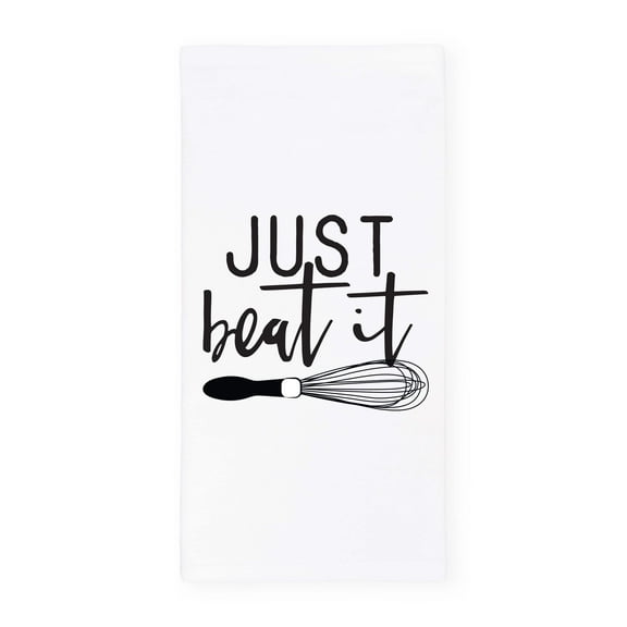Just Beat It Kitchen Tea Towel
