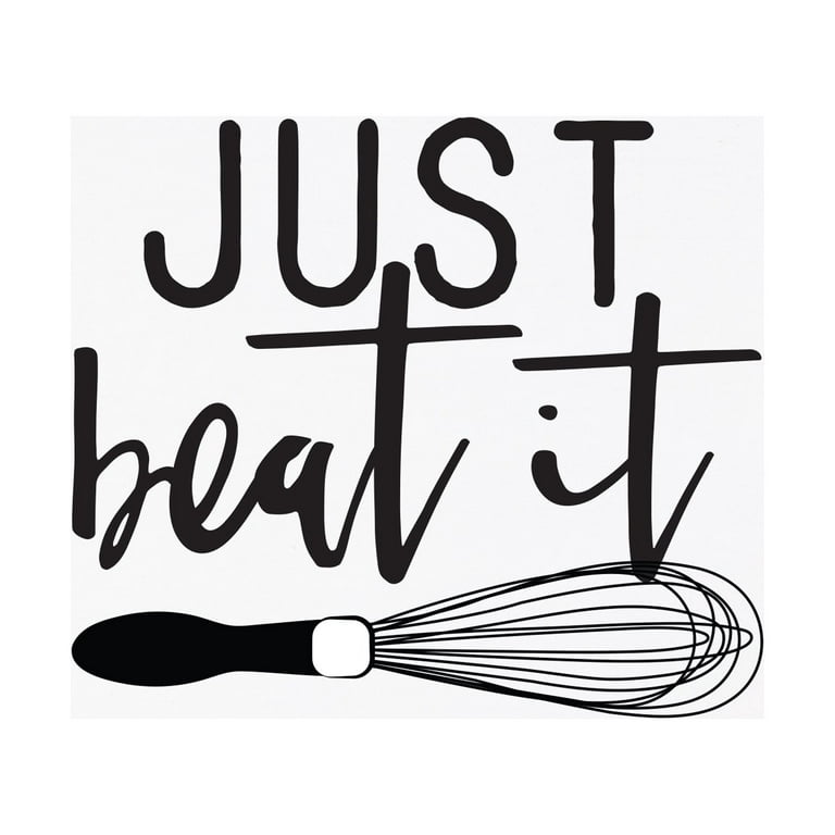 Just Beat It - Funny Kitchen Tea Towel – Canvastry