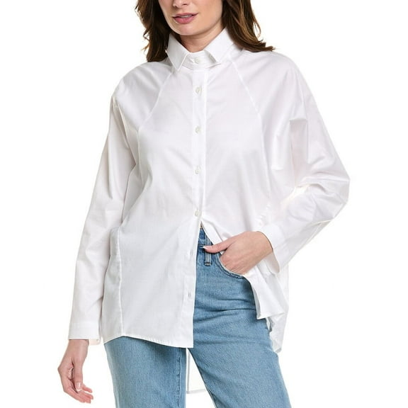 Just Bee Queen womens  Sloane Top, xs, White