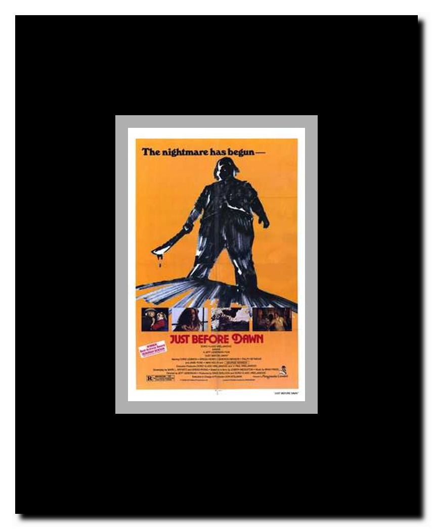 Just Before Dawn Framed Movie Poster