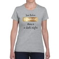 thumbnail image 1 of Just Before Sunrise Gold Foil T-Shirt Women -Image by Shutterstock, Female 3X-Large, 1 of 4