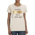 thumbnail image 1 of Just Before Sunrise Gold Foil T-Shirt Women -Image by Shutterstock, Female Small, 1 of 4