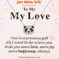 thumbnail image 1 of Just Being Cute Panda Necklace for Women, Hypoallergenic 925 Real Sterling Silver Pendant Necklaces Shiny CZ Birthday Mothers Day Jewelry Gifts Her Wife Mom To My Love, 1 of 9