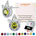 thumbnail image 1 of JustBeingCute Unicorn Earrings for Girls Kids Sterling Silver Stud Earring Created Peridot Birthstone Birthday Valentines Day Jewelry Gifts Teen Her Kids Ideas, 1 of 10