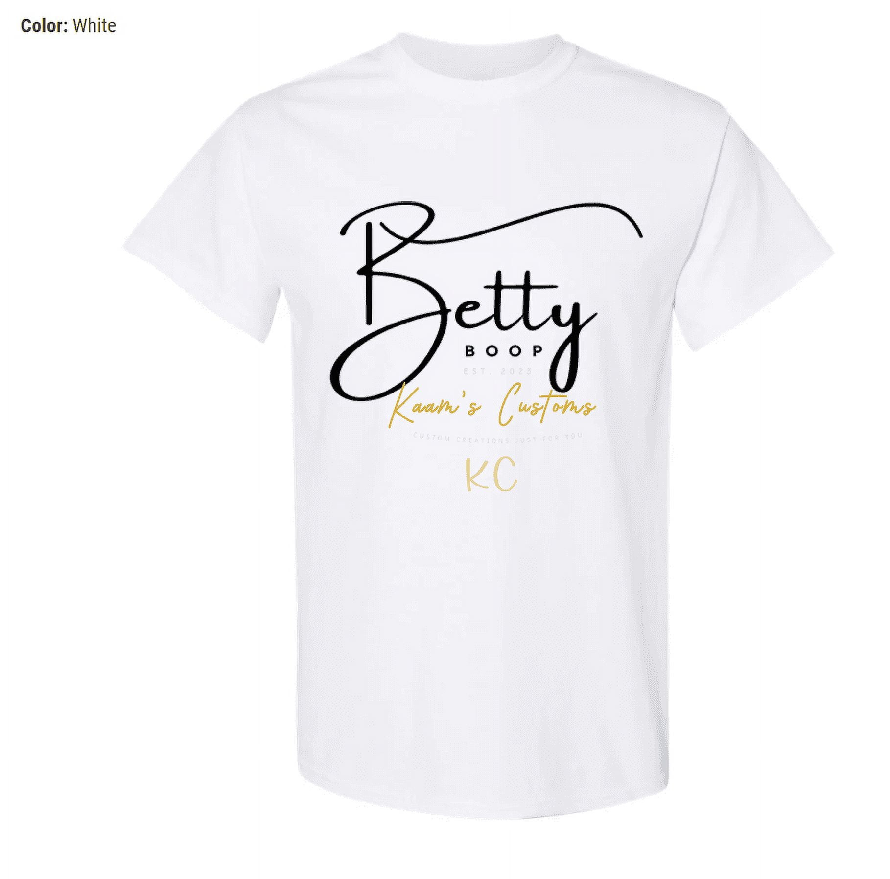 Betty Short Simple Casual T-Shirt main image 1