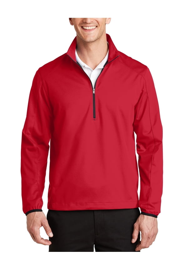 Active 1 2 Zip Soft Shell Jacket Water Resistant Breathable Mesh Lined