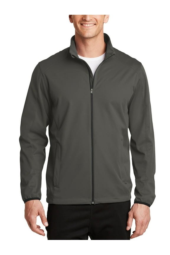 Mens Core Soft Shell Jacket Windproof Water Resistant Lightweight Fleece Lined Outerwear