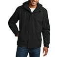 thumbnail image 1 of JustBlanks Mens All Season Water Resistant Full Zip Jacket with Fleece Lining Detachable Hood Adjustable Cuffs Multiple Pockets, 1 of 1