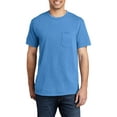 thumbnail image 1 of Just Blanks Beach Wash Garment-Dyed Pocket Tee, Blue Moon, 4XL, 1 of 1