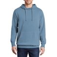 thumbnail image 1 of JustBlanks Beach Wash Garment Dyed Pullover Hoodie Soft Cotton Blend Jersey Hood Ribbed Cuffs Hem, 1 of 1