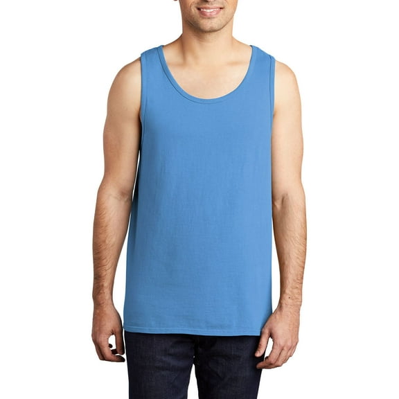 JustBlanks Garment Dyed Ring Spun Cotton Sleeveless Beach Wash Look Tank Top