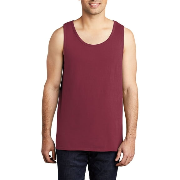 JustBlanks Garment Dyed Ring Spun Cotton Sleeveless Beach Wash Look Tank Top