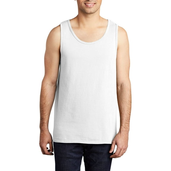 JustBlanks Garment Dyed Ring Spun Cotton Sleeveless Beach Wash Look Tank Top