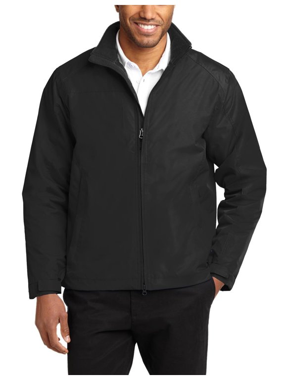 Challenger II Water Resistant Nylon Jacket with Fleece Lining Adjustable Features