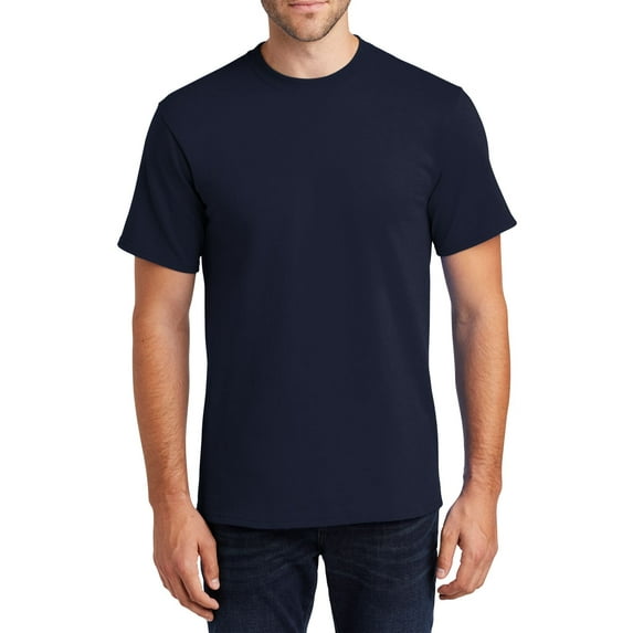 JustBlanks Classic Fit Cotton Blend Crewneck Short Sleeve T Shirt