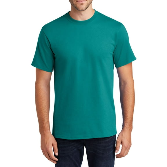 JustBlanks Classic Fit Cotton Blend Crewneck Short Sleeve T Shirt