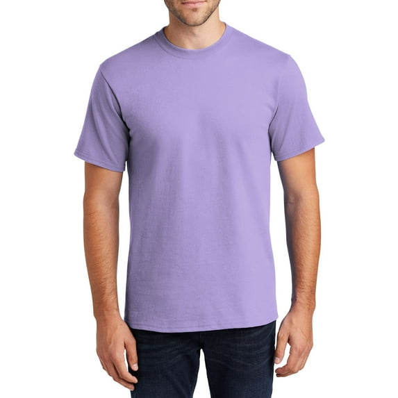 JustBlanks Classic Fit Cotton Blend Crewneck Short Sleeve T Shirt
