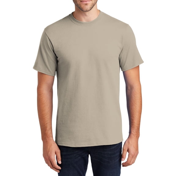 JustBlanks Classic Fit Cotton Blend Crewneck Short Sleeve T Shirt