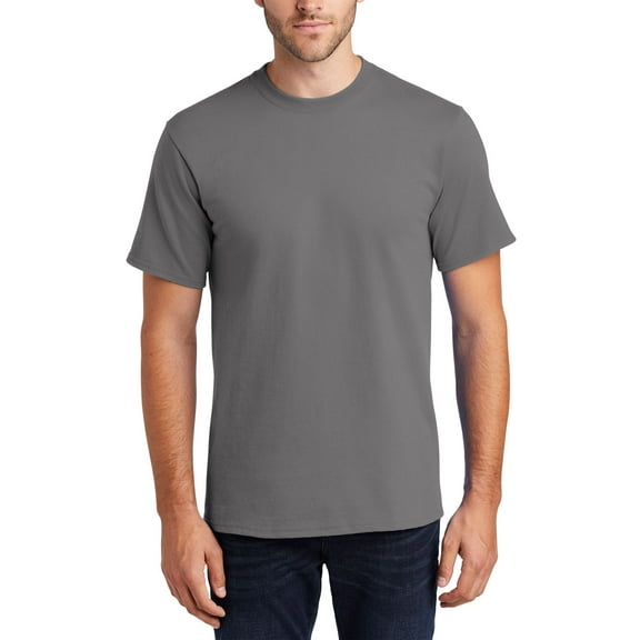 JustBlanks Classic Fit Cotton Blend Crewneck Short Sleeve T Shirt