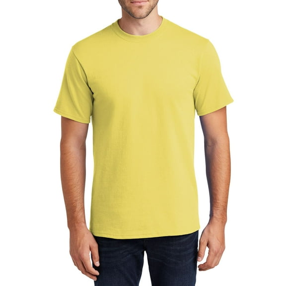 JustBlanks Classic Fit Cotton Blend Crewneck Short Sleeve T Shirt