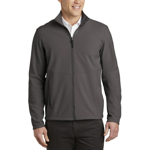 JustBlanks Mens Collective Soft Shell Jacket Water Resistant Stretch Fabric Zip Up Collar