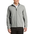 thumbnail image 1 of Just Blanks Collective Soft Shell Jacket Front Zipper Front Reverse Coil Zippered Covered Pockets, Gusty Grey, 4XL, 1 of 1