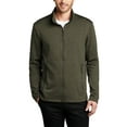 thumbnail image 1 of JustBlanks Striated Fleece Jacket Lightweight Warm Stretch Fabric with Full Zipper, 1 of 1