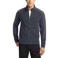 thumbnail image 1 of JustBlanks Colorblock Microfleece Jacket with Stand Up Collar and Long Sleeves, 1 of 1