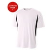 thumbnail image 1 of JustBlanks Mens Athletic T-Shirt Short Sleeve Lightweight Cooling Performance Color Blocked Crewneck Tshirts for Men, 1 of 1