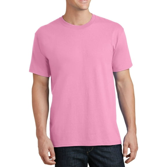 JustBlanks Ultra Soft Heavyweight Cotton T Shirt with Classic Fit Durable Stitching