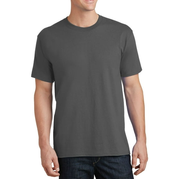 JustBlanks Ultra Soft Heavyweight Cotton T Shirt with Classic Fit Durable Stitching
