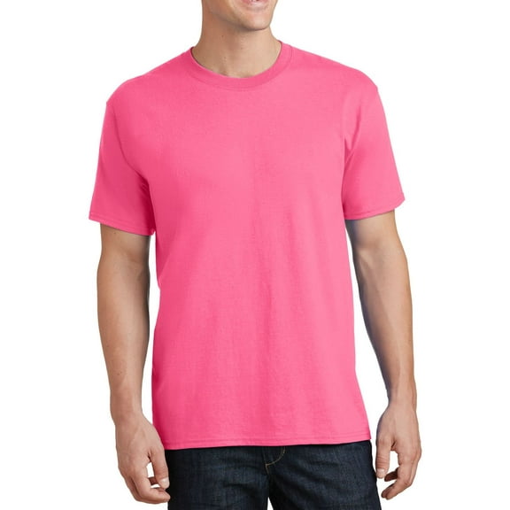 JustBlanks Ultra Soft Heavyweight Cotton T Shirt with Classic Fit Durable Stitching