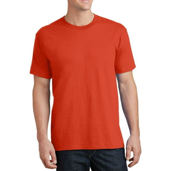JustBlanks Ultra Soft Heavyweight Cotton T Shirt with Classic Fit Durable Stitching