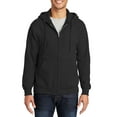 thumbnail image 1 of JustBlanks Essential Fleece Full Zip Hoodie 9 oz 50 Cotton 50 Polyester, 1 of 1