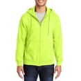 thumbnail image 1 of JustBlanks Essential Fleece Full Zip Hoodie 9 oz 50 Cotton 50 Polyester, 1 of 1
