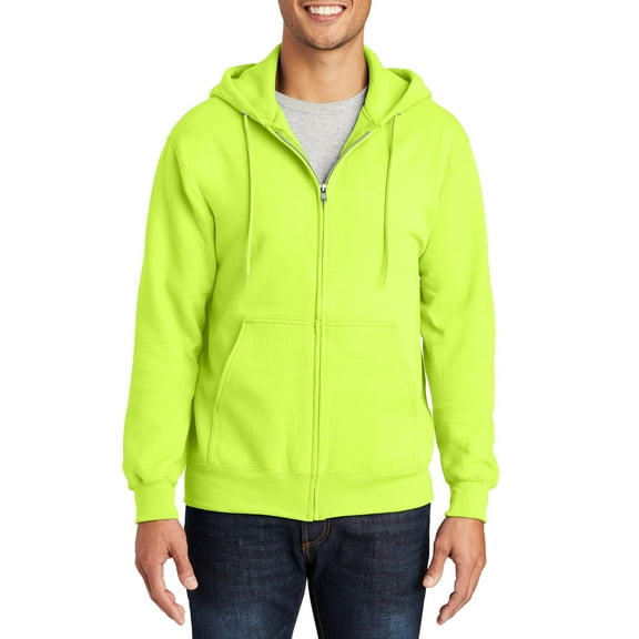 JustBlanks Essential Fleece Full Zip Hoodie 9 oz 50 Cotton 50 Polyester