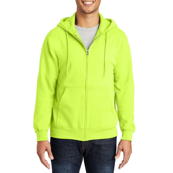 JustBlanks Essential Fleece Full Zip Hoodie 9 oz 50 Cotton 50 Polyester